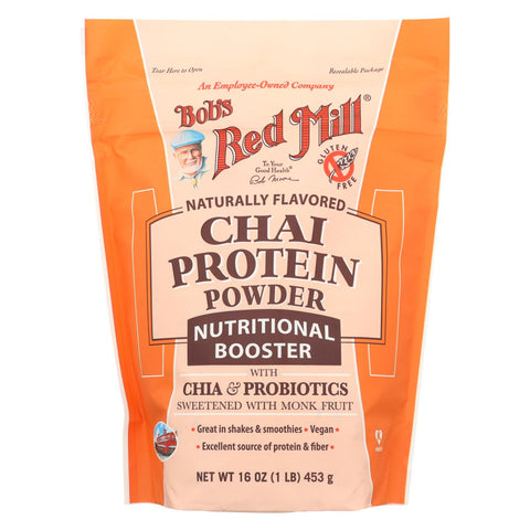 Bob's Red Mill - Chai Protein Powder Nutritional Booster - 16 Oz - Case Of 4