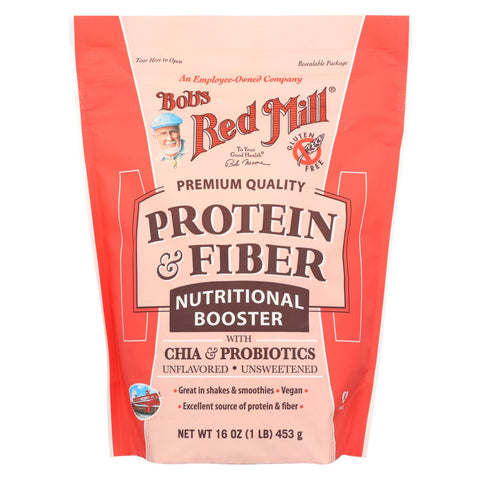 Bob's Red Mill - Protein And Fiber Nutritional Booster - 16 Oz - Case Of 4