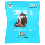 Skinny Dipped Almonds - Mini Dark Chocolate Cocoa - Case Of 48 - .46 Oz