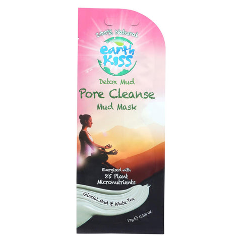 Earth Kiss Detox Mud Pore Cleanse Mud Mask - Case Of 12 - 0.59 Oz.