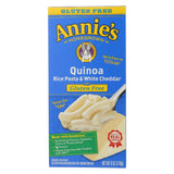 Annie's Homegrown Gluten Free Quinoa Rice Pasta And White Cheddar - Case Of 12 - 6 Oz.