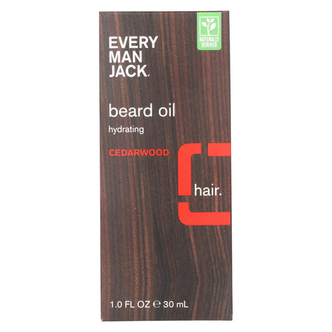 Every Man Jack Beard Oil - Cedar Wood - 1 Oz.