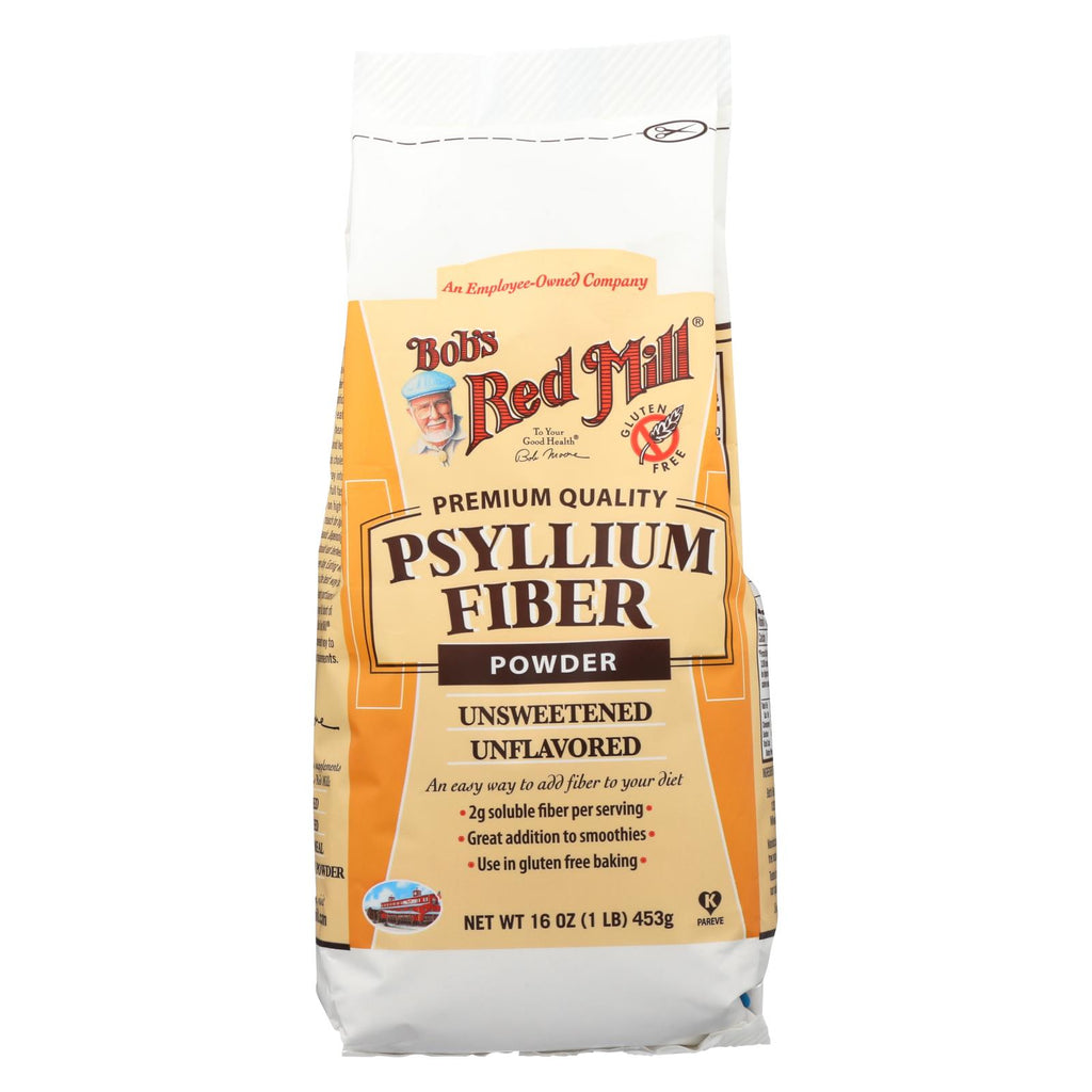 Bob's Red Mill - Powder Fiber - Psyllium - Case Of 4 - 16 Oz