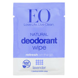 Eo Products - Deodorant Wipes - Lavender - Case Of 24 - 1 Each