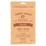 Three Jerks Jerky Filet Mignon Original Jerky - Beefy And Savory - Case Of 12 - 2 Oz.