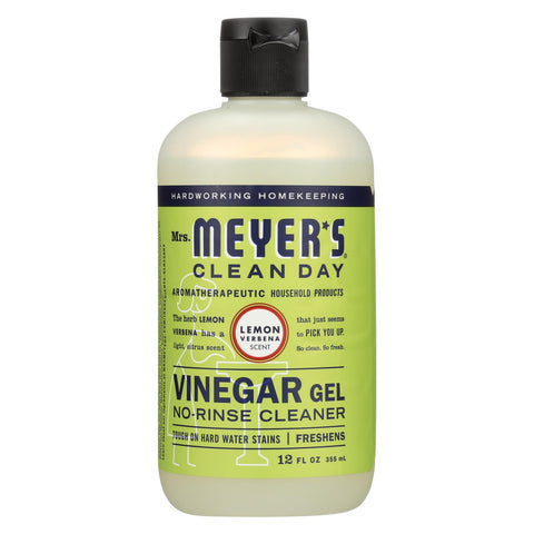 Mrs. Meyer's Clean Day - Vinegar Gel Cleaner - Lemon - Case Of 6 - 12 Fl Oz.