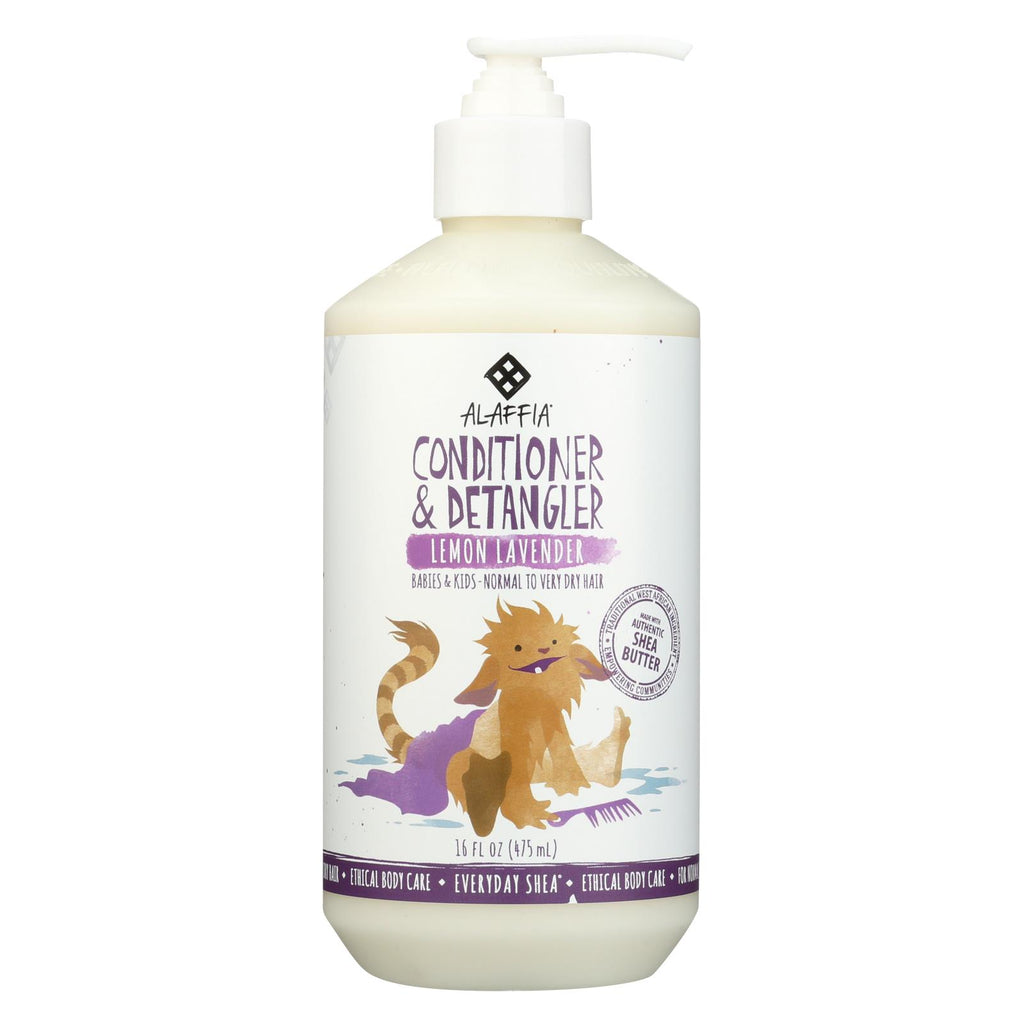 Alaffia - Everyday Conditioner And Detangler - Lemon Lavender - 16 Fl Oz.