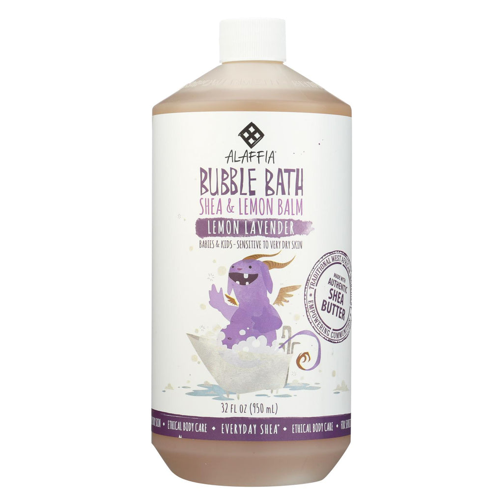 Alaffia - Everyday Bubble Bath - Lemon Lavender - 32 Fl Oz.