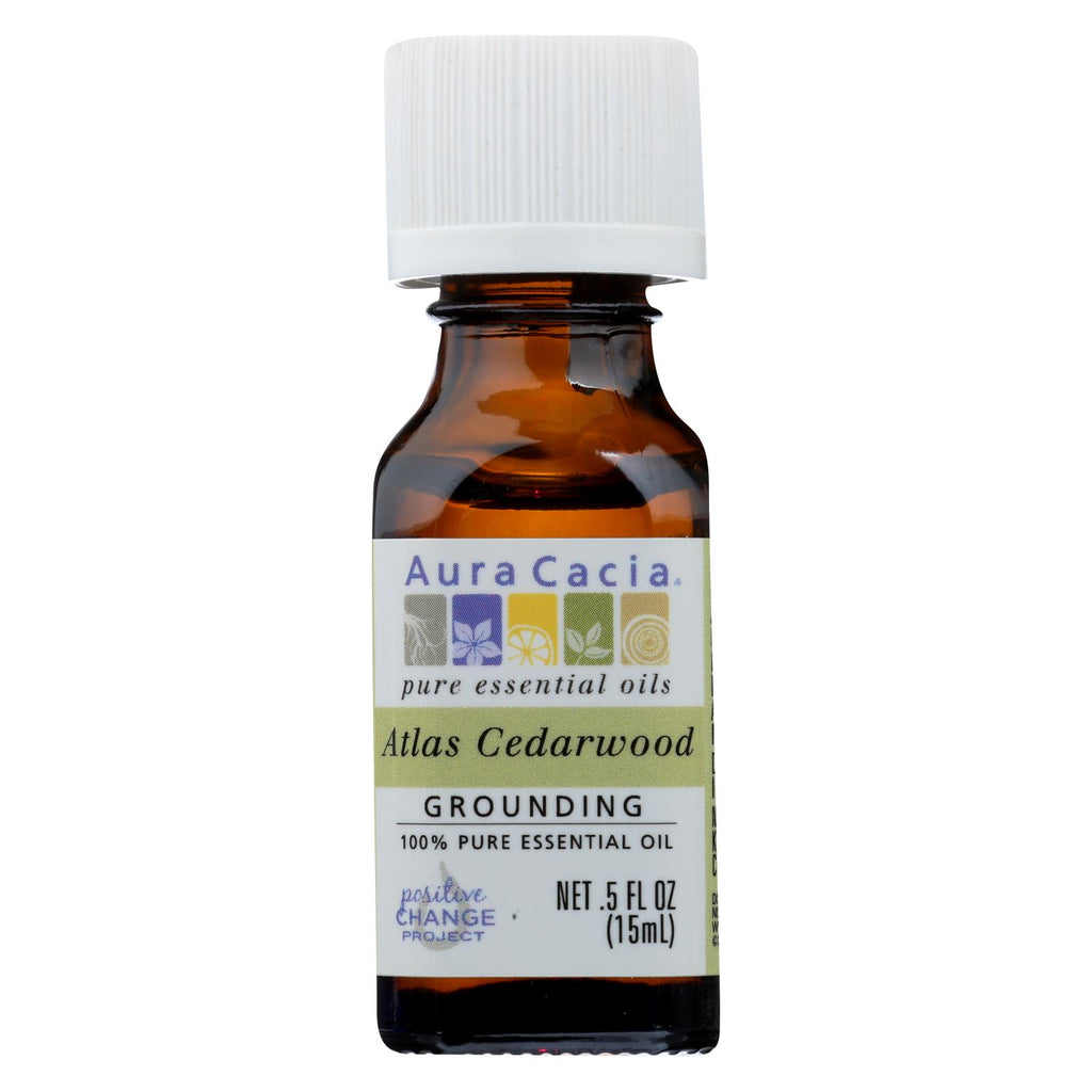 Aura Cacia - Essential Oil - Atlas Cedar Wood - 0.5 Fl Oz.