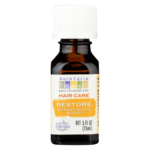 Aura Cacia - Essential Oil Blend - Aura Cacia - Restore - 0.5 Fl Oz.