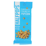 Halfpops Popcorn - Butter And Pure Ocean Sea Salt - Case Of 15 - 1.4 Oz.