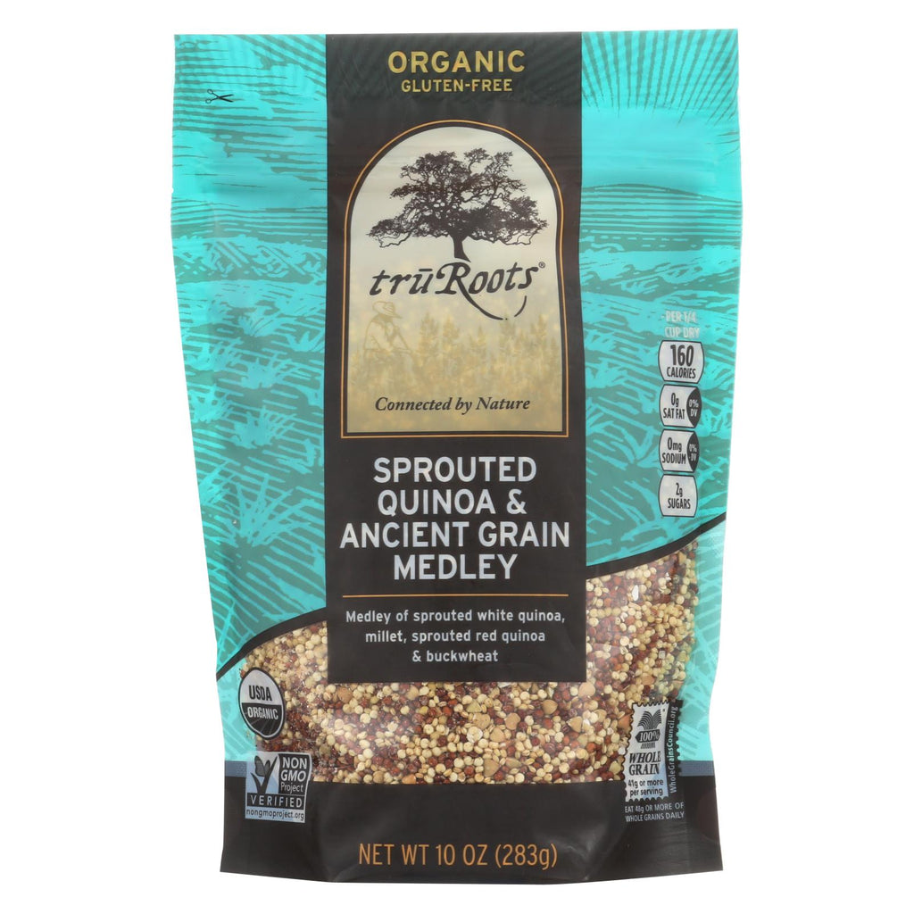 Truroots Organic Trio Quinoa - Accents Sprouted - Case Of 6 - 10 Oz.