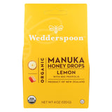 Wedderspoon Drops - Organic - Manuka - 15+ - Lemon - 4 Oz