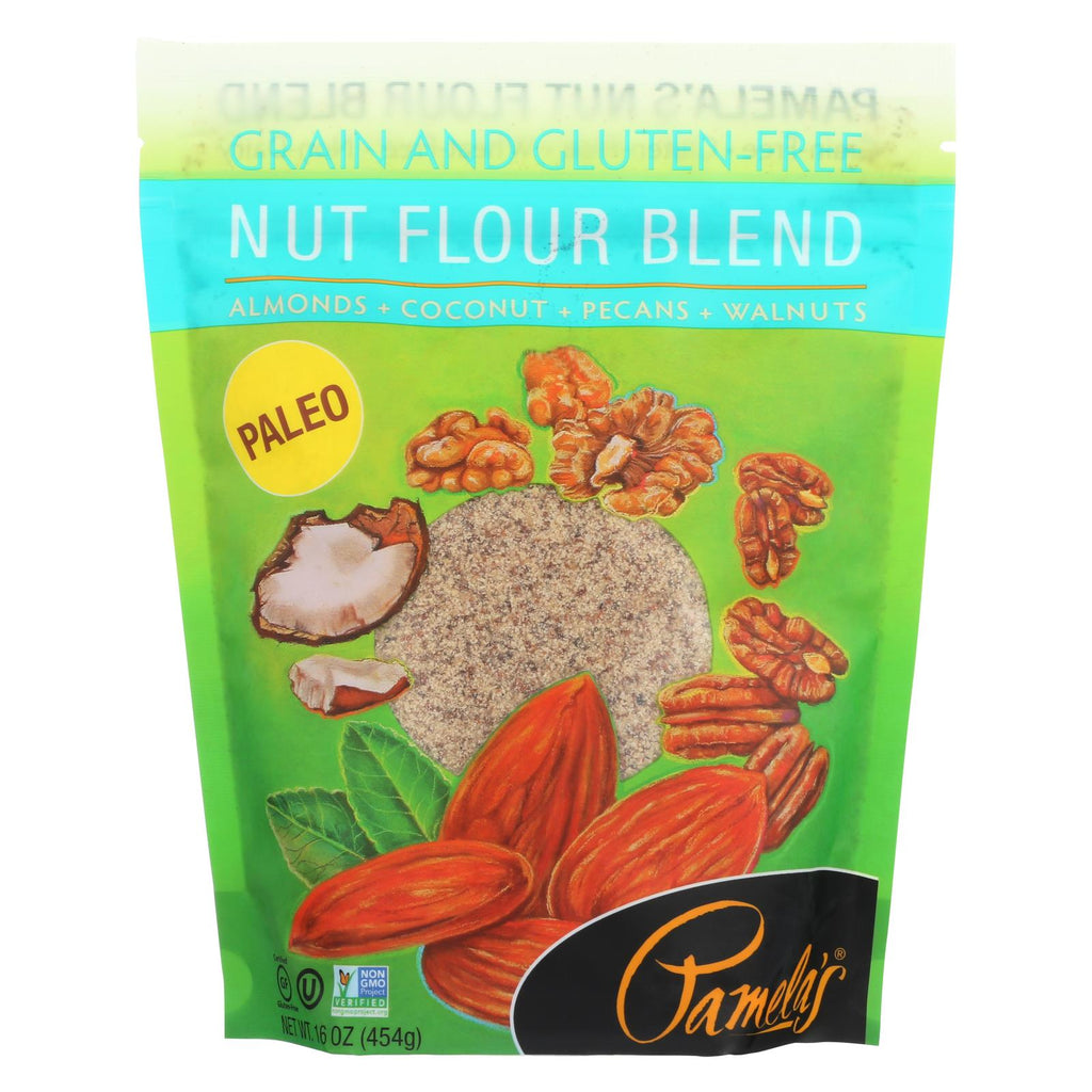 Pamela's Products - Nut Flour Blend - Almonds - Case Of 6 - 16 Oz.