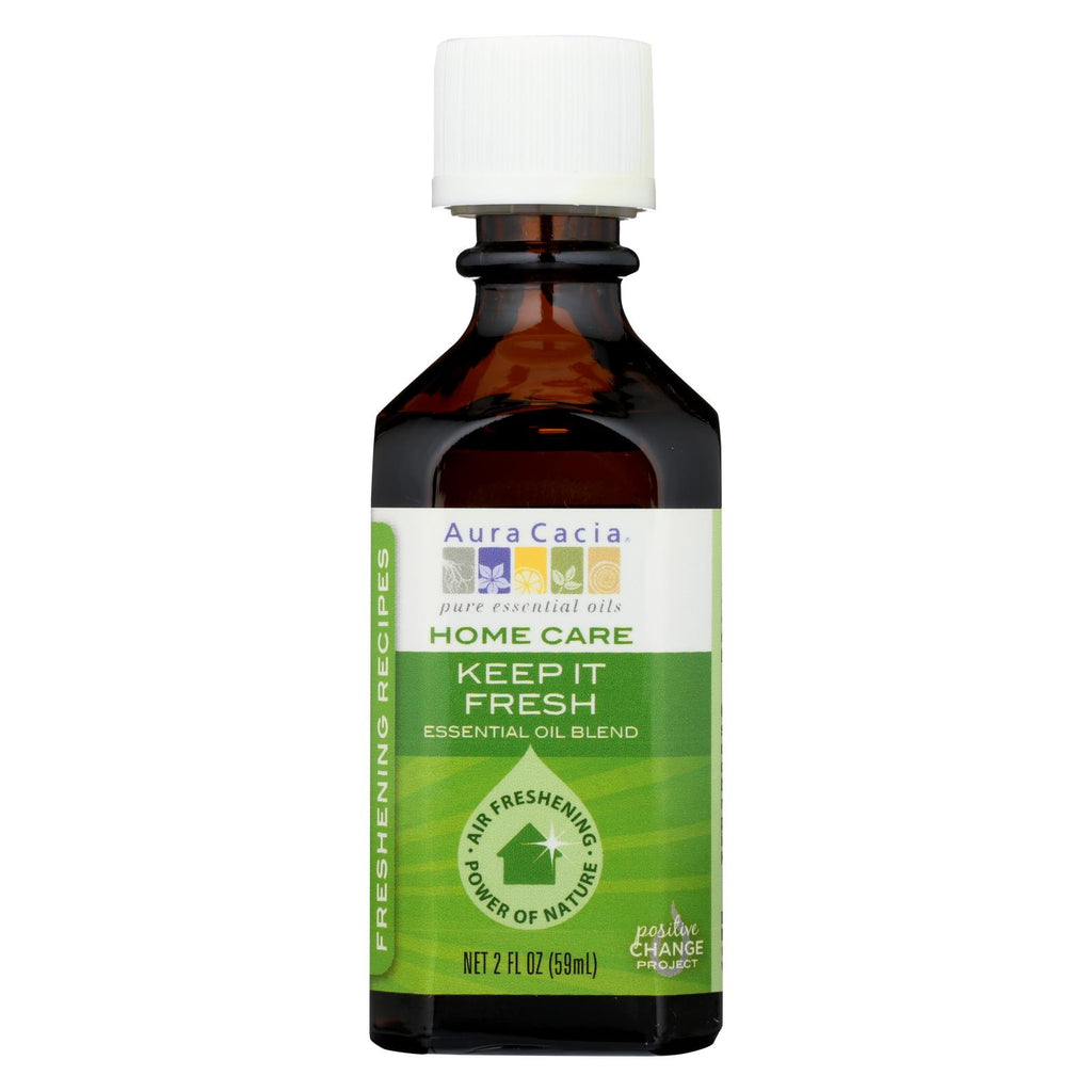 Aura Cacia - Essential Oil Blend - Keep It Fresh - 2 Fl Oz.