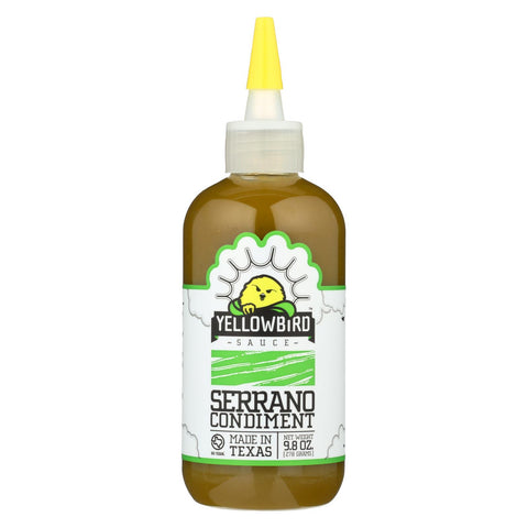 Yellowbird Sauce - Serrano - Case Of 6 - 9.8 Oz