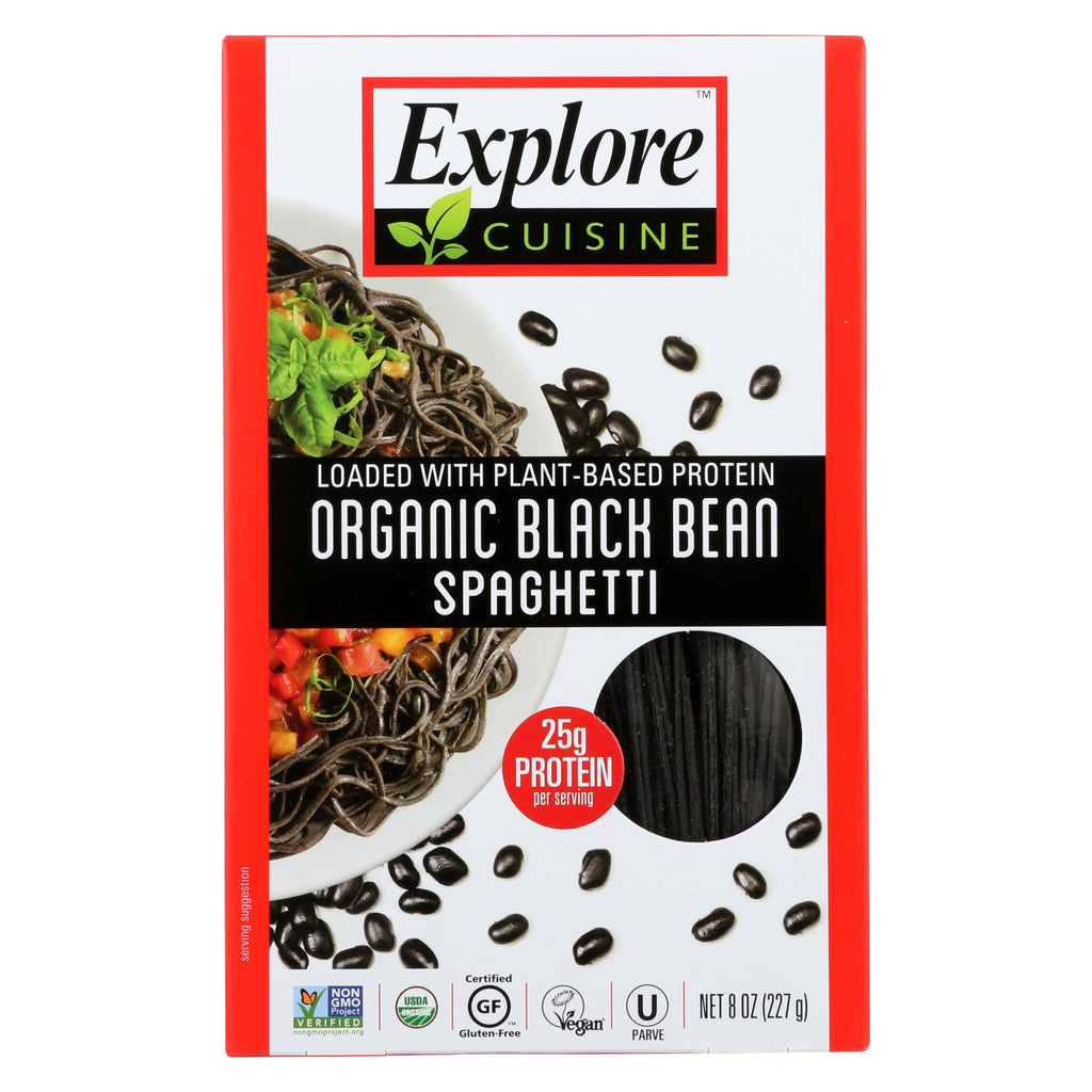 Explore Cuisine Organic Black Bean Spaghetti - Spaghetti - Case Of 6 - 8 Oz.