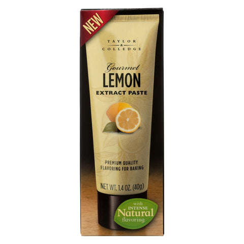 Taylor And Colledge Extract Paste - Lemon - Case Of 8 - 1.4 Oz