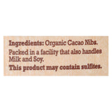 Natierra Organic Cacao Nibs - Chocolate - Case Of 6 - 10 Oz.