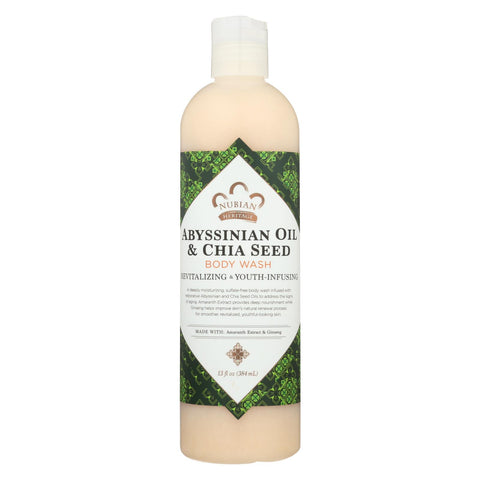 Nubian Heritage Body Wash - Abyssinian - 13 Oz.