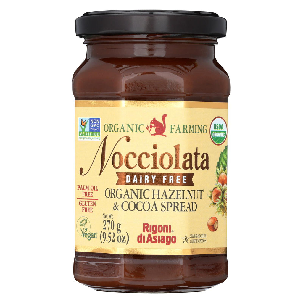 Nocciolata Organic Spread - Hazelnut & Cocoa - Case Of 6 - 9.52 Oz