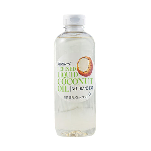 Roland Coconut Oil - Refined Liquid - Case Of 6 - 16 Oz.