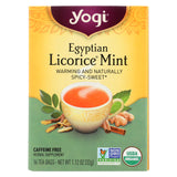 Yogi Egyptian Licorice - Mint - Case Of 6 - 16 Bags