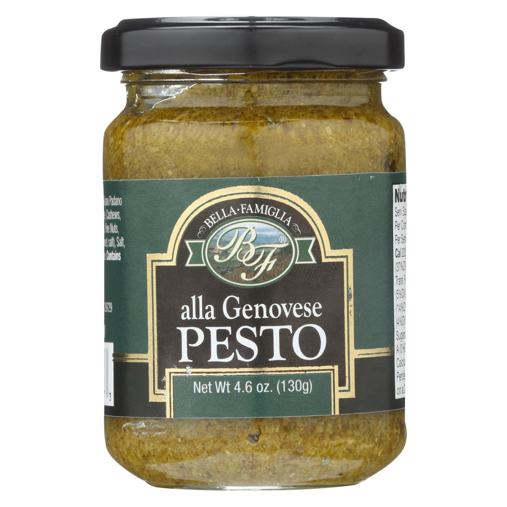 Bella Famiglia Pesto Sauce - Genoves - Case Of 12 - 4.6 Fl Oz