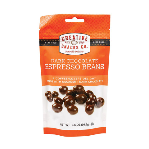 Creative Snacks - Espresso Beans - Case Of 6 - 3.5 Oz