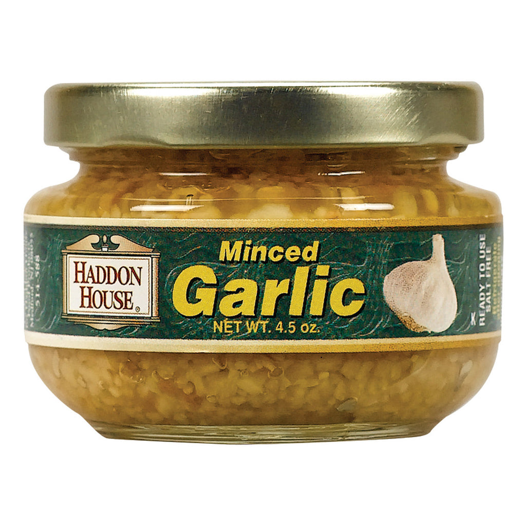 Haddon House Garlic - Minced - Case Of 12 - 4.5 Oz