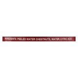 Asian Gourmet Waterchestnuts - Sliced - Case Of 12 - 8 Oz