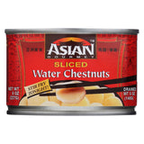 Asian Gourmet Waterchestnuts - Sliced - Case Of 12 - 8 Oz