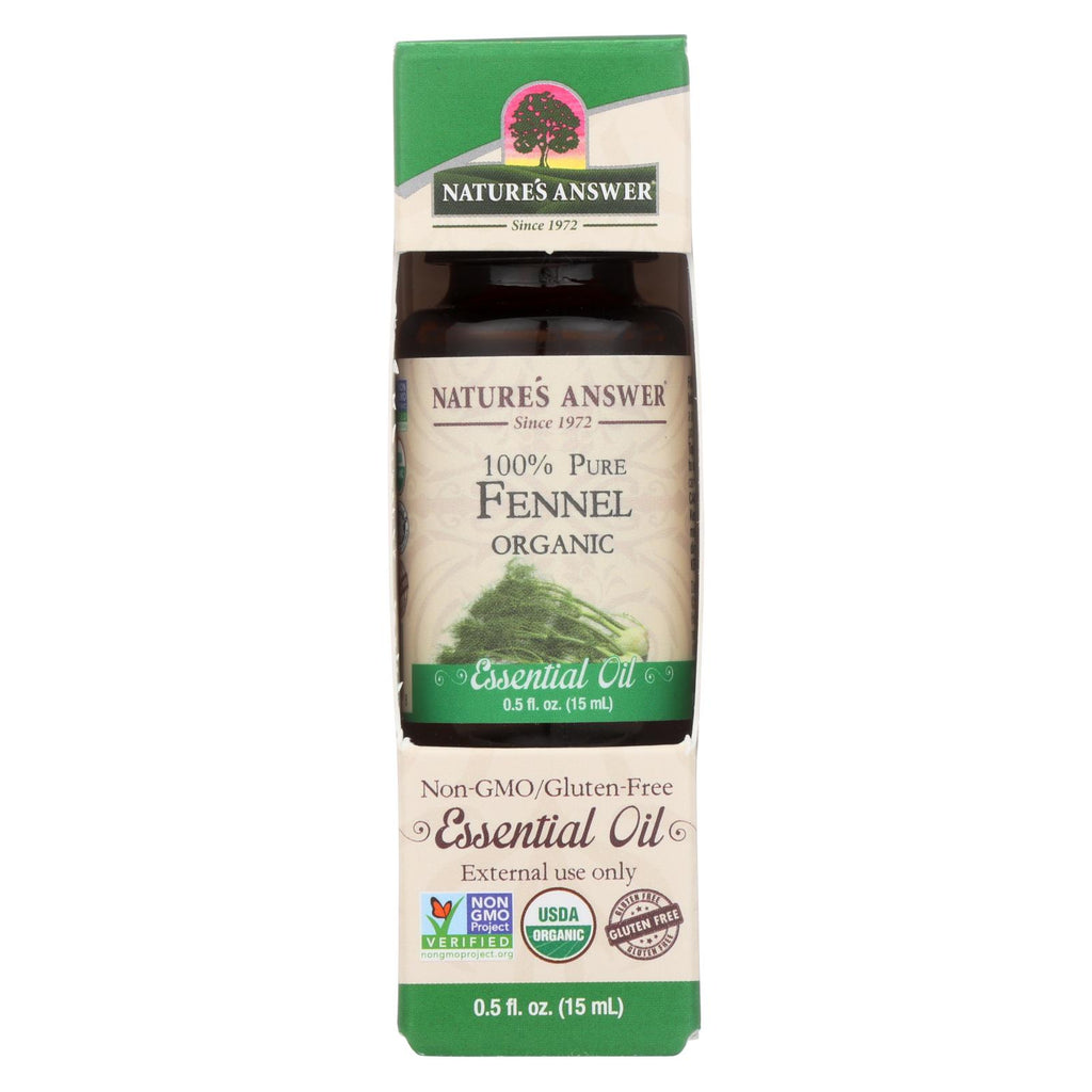 Nature's Answer - Organic Essential Oil - Fennel - 0.5 Oz.