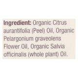 Nature's Answer - Organic Essential Oil Blend - Geranium And Sage - 0.5 Oz.