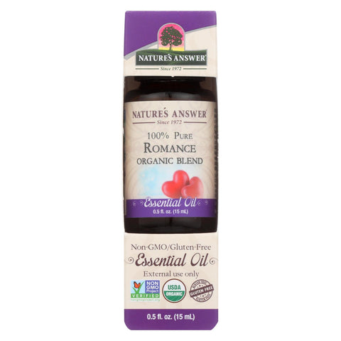 Nature's Answer - Organic Essential Oil Blend - Romance - 0.5 Oz.