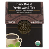 Buddha Teas - Organic Tea - Dark Roast Yerba Mate - Case Of 6 - 18 Bags