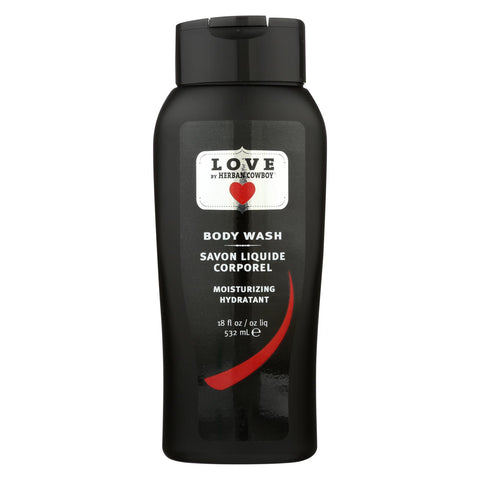 Herban Cowboy Body Wash Love - Case Of 18 - 18 Fl Oz.