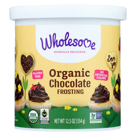 Wholesome Sweeteners Organic Frosting - Chocolate - Case Of 6 - 12.5 Oz