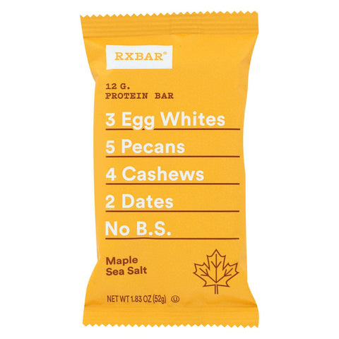 Rxbar - Protein Bar - Maple Sea Salt - Case Of 12 - 1.83 Oz.