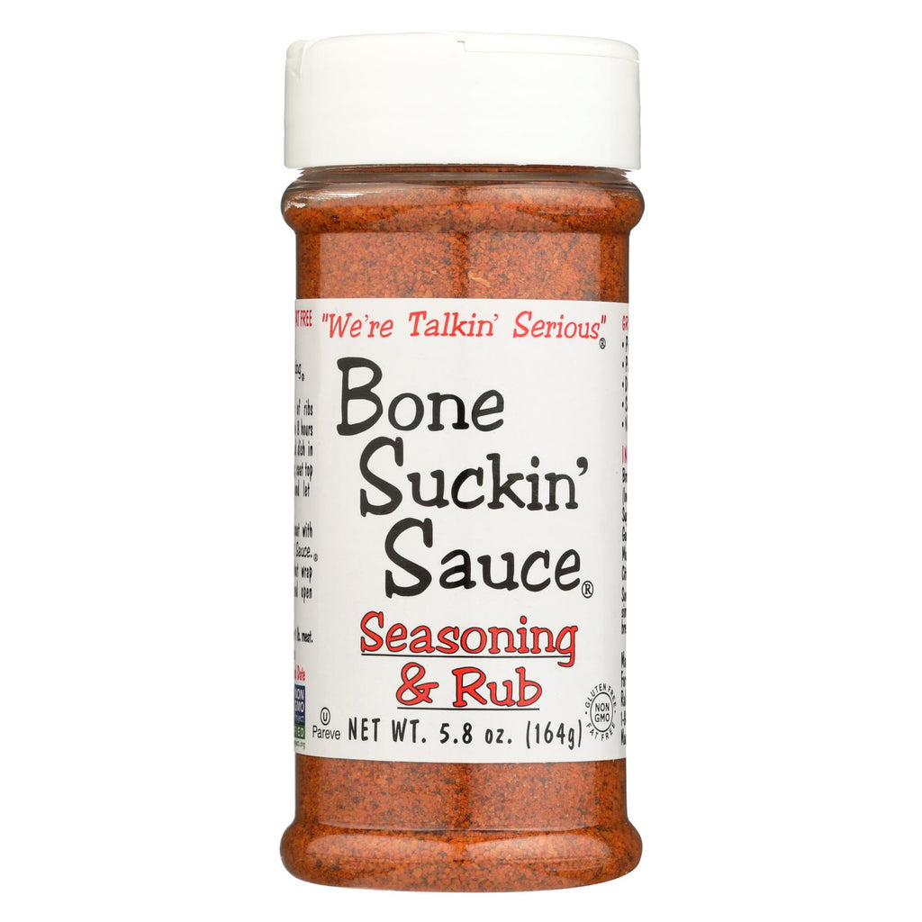 Bone Suckin Original Seasoning And Rub - Case Of 12 - 5.8 Oz.