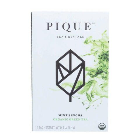 Pique Tea Crystl - Organic - Mint Sencha - Case Of 6 - 14 Count