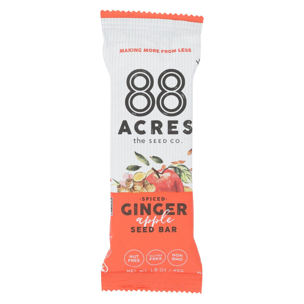 88 Acres - Bars - Apple And Ginger - Case Of 9 - 1.6 Oz.