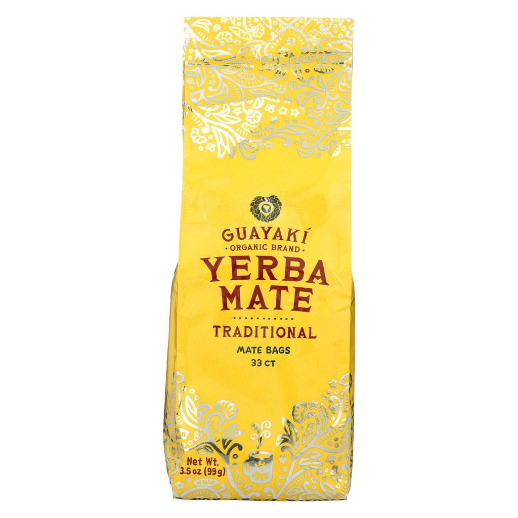 Guayaki Mate - Organic - Yerba - Traditional - Case Of 6 - 33 Count