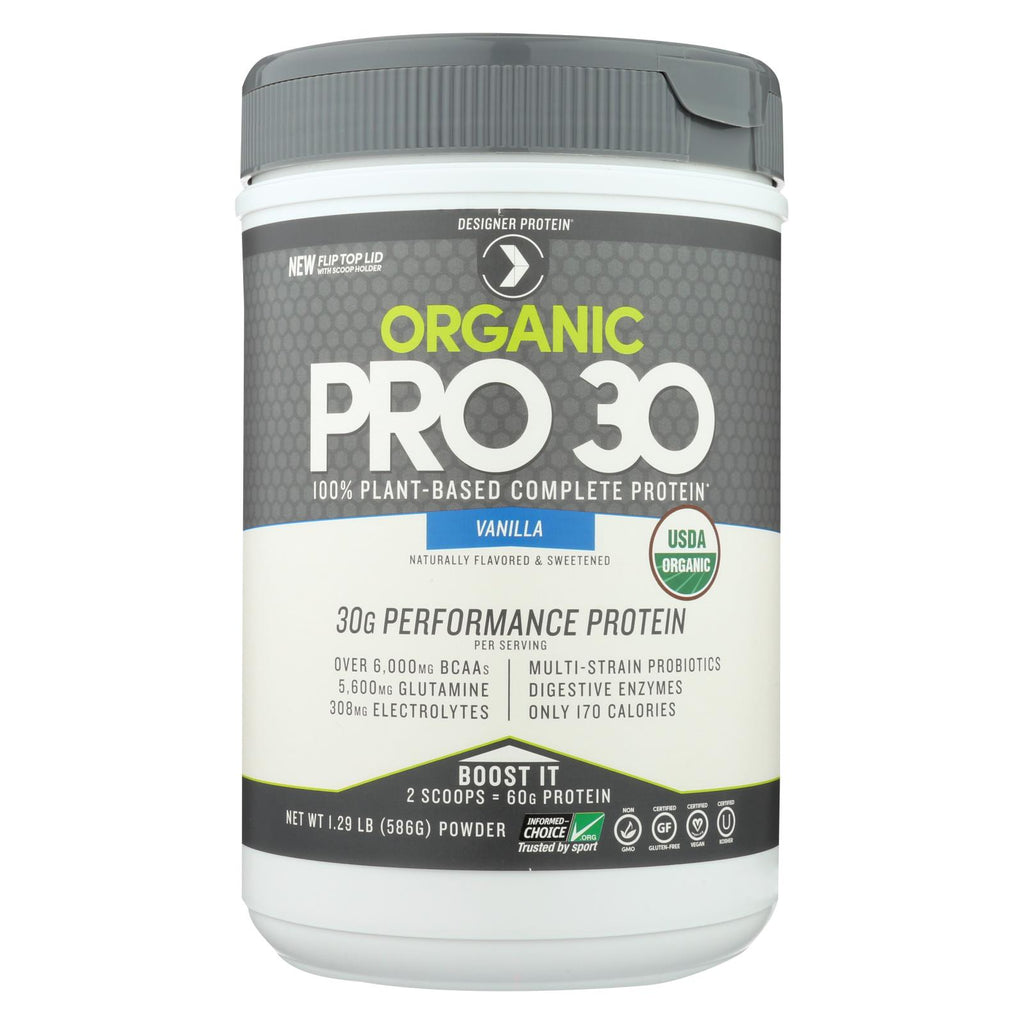 Designer Protein Pro 30 Protein Powder - Vanilla - 1.29 Lb.