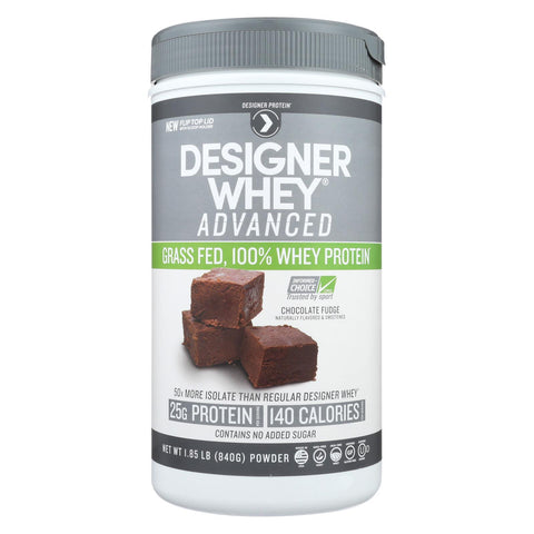 Designer Whey - Protein Powder - Chocolate Fudge - 1.85 Lb