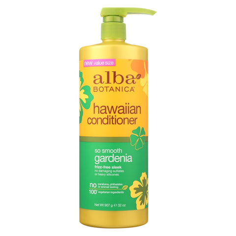 Alba Botanica - Hawaiian Hair Conditioner - So Smooth Gardenia - 32 Oz