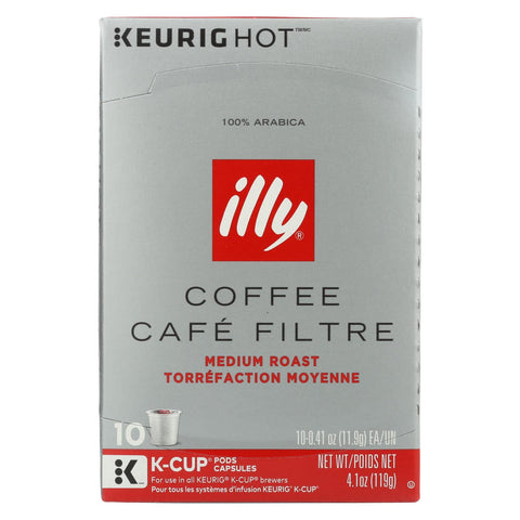 Illy Caffe Coffee - Kcups Red Mediu, Roasted - Case Of 6 - 10 Count