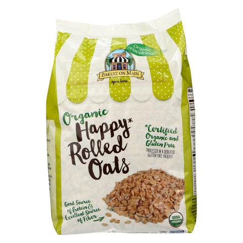 Bakery On Main Organic Happy Rolled Oats - Gluten Free - Case Of 4 - 24 Oz