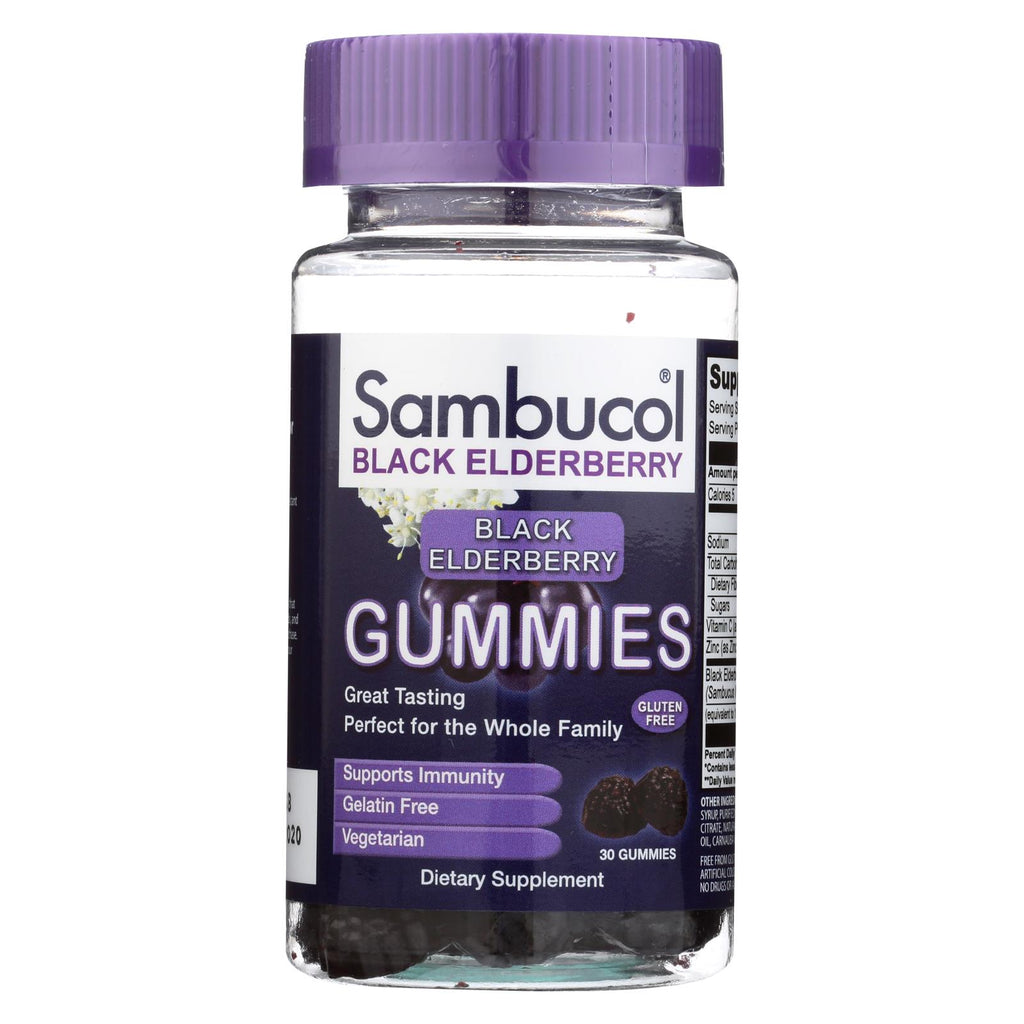 Sambucol - Black Elderberry Gummies - 30 Ct