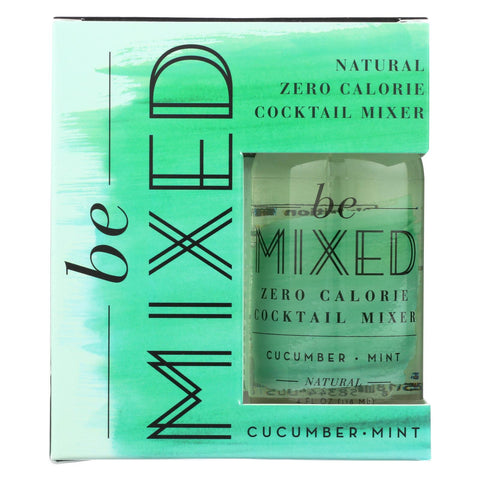 Be Mixed - Cocktail Mix - Cucumber Mint - Case Of 3 - 4-4 Fl Oz.